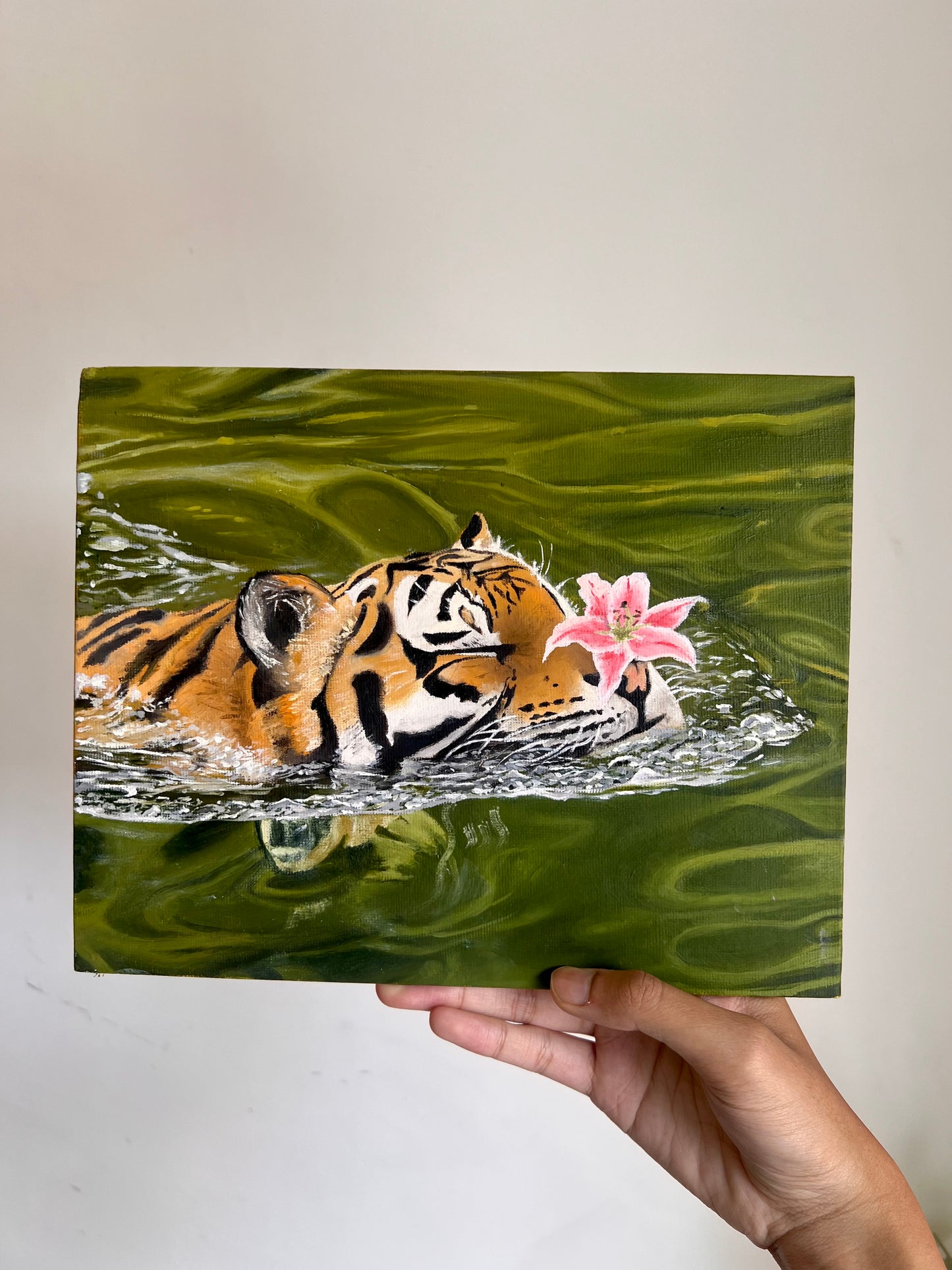 ‘Gently Swimming’ 8x10 Inch Original