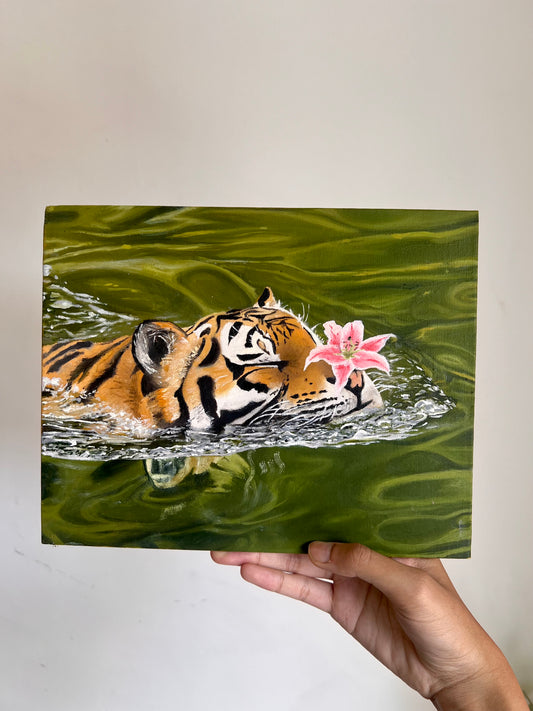 ‘Gently Swimming’ 8x10 Inch Original
