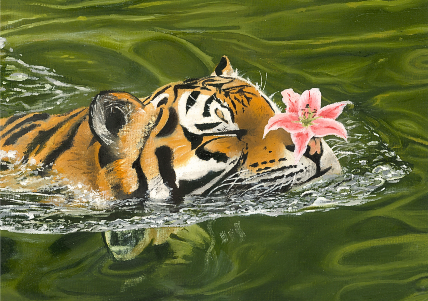 ‘Gently Swimming’ PRINT