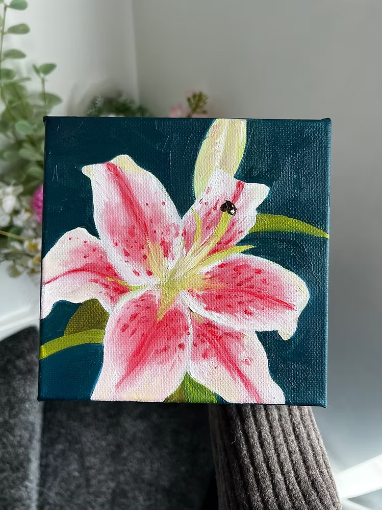 Lily 01, 15x15cm Original